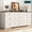 10 Drawer White, variant on Blotout 70" Large Long Dresser with Deep Drawers, Farmhouse 10 Drawer Dresser for Bedroom, Wide Wood Chest of Drawers with Power Outlets, Antique White Dresser