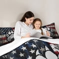thumbnail image 4 of Homewish Safari Bear Paws 7-Piece Bedding Comforter Set,American Flag Print King Bedding Sets,Rustic Western Bed Sheets For Kids,Breathable Home Decor, 4 of 8