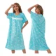 thumbnail image 5 of Camisón Con Diseno Floral Frescos Pijama Verano Mujer, 5 of 8