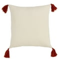 thumbnail image 3 of Saro Lifestyle Llama Design Tasseled Down Filled Throw Pillow, 3 of 5