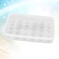 thumbnail image 4 of Contenedor de huevo plástico de 30 grillas de gran capacidad para huevos a prueba de golpes con tapa Bandeja de la caja de almacenamiento para refrigerador, 4 of 5