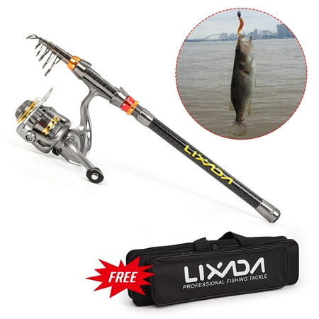 Spinning Rod kit Rod Pole Reel Kit Carbon Fiber Rod And Reel Carbon Fiber Rod Reel Combo Kit Pole Reel Carrier Mewmewcat Buzhi Rods Rod Rookin Reel Box Carrier Rod Swivel Reel Swivel Reel Box