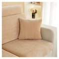 thumbnail image 5 of 1/2/3/4 seat velvet sofa cushion cover sofa slipcover thick soft solid sofa decoration easy wash for chaselong armchair Lshape, 5 of 6