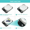 thumbnail image 4 of Báscula digital de cocina, báscula para alimentos con pantalla LCD, para cocinar/hornear, graduación precisa de 1g/0,1oz, carga USB, 4 of 5