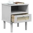 thumbnail image 4 of vidaXL Bedside Cabinet SENJA Rattan Look Black 15.7"x13.8"x18.9" Solid Wood Pine, 4 of 10