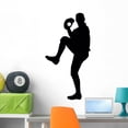 thumbnail image 1 of Pitcher Baseball Silhouette Wall Decal by Wallmonkeys Peel and Stick Graphic (36 in H x 19 in W) WM162834, 1 of 4