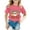 Watermelon Red, variant on SonxaHe Girl's Tshirt Christmas Santa Letter Print Short Sleeved T-Shirt Kids Holiday Party Cozy Casual T Shirt Beige,Sized 1-2