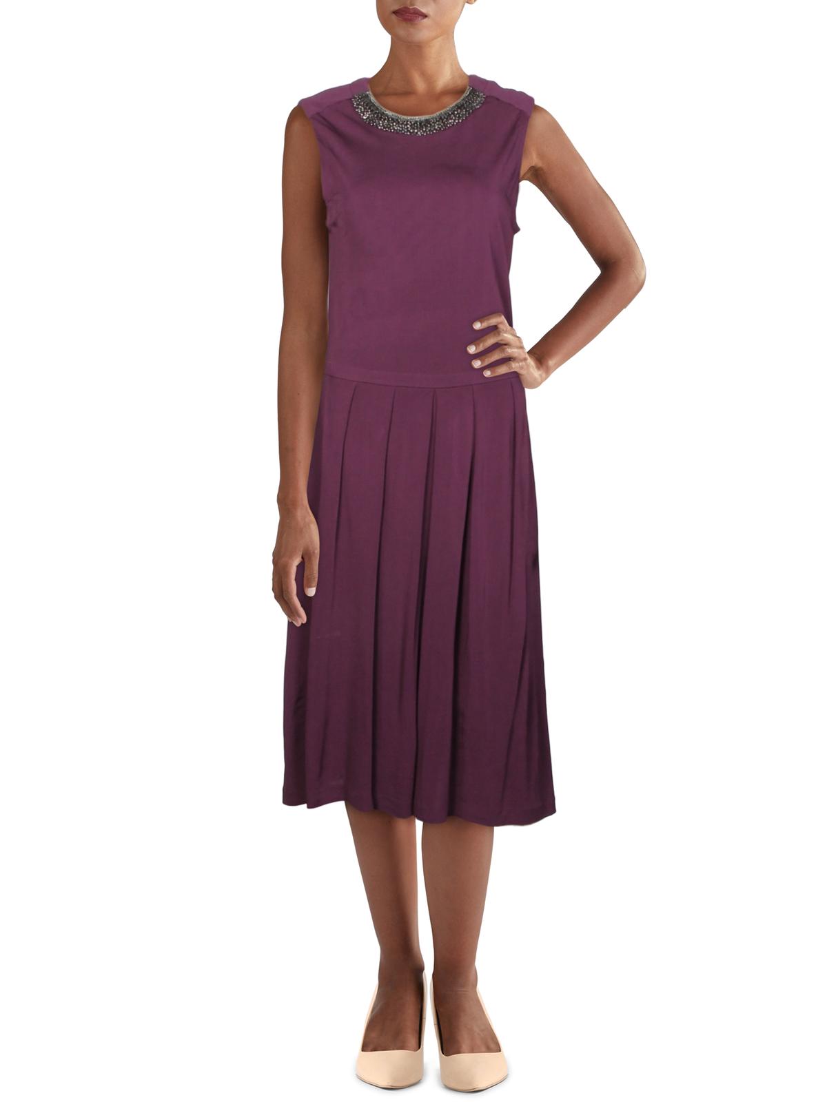 Tory Burch Womens Beaded Sleeveless 