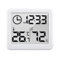 thumbnail image 2 of Termómetro higrómetro automático electrónico de temperatura y humedad, reloj, 2 of 5