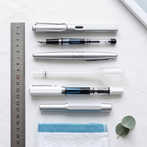 ETEREAUTY Fountain Pen Ink Flush Bulb with Clear Transparent Chamber for Easy Level Monitoring