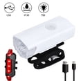 thumbnail image 2 of USB Rechargeable Bicycle Light Set, Mountain Bike Front Headlight and Back Taillight, 3 Light Modes, 2 of 2