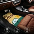 thumbnail image 6 of Zufioo Happy Thanksgiving Day Print Car Floor Mats Four-piece Set, Car Interior Accessories - Corrosion-resistant, Non-Slip, Suitable for Cars, Trucks, Vans, 6 of 7