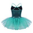 thumbnail image 5 of Vestido de tutú de ballet de sirena con purpurina para niñas, ropa de baile para niñas, disfraces de princesa para entrenamiento de niñas, leotardos para gimnasia, 5 of 5