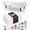 White, variant on Plastic Table Cloth Disposable 8 Pack, 54 x 108 Inch Table Cloths, Party, Picnic, Wedding, Decorative Tablecloths, Rectangle, White Plastic Cover, Leakproof & Sturdy, White