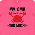 thumbnail image 4 of Inktastic Oma Loves Me Grandson Gift Youth T-Shirt, 4 of 5