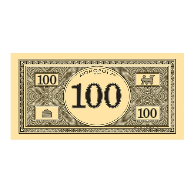Toalla Franco Collectibles Juegos Hasbro Monopoly Dinero 150x75 cm