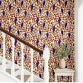 thumbnail image 2 of S4Sassy Self Adhesive Wallpaper, Bird & Cherry Wallpaper, Brown Removable Diy Vinyl Wall Covering, Peel And Stick Contact Paper For Entryway Accent Wall, Easy Home Decor Solution (25"X 120"), 2 of 9