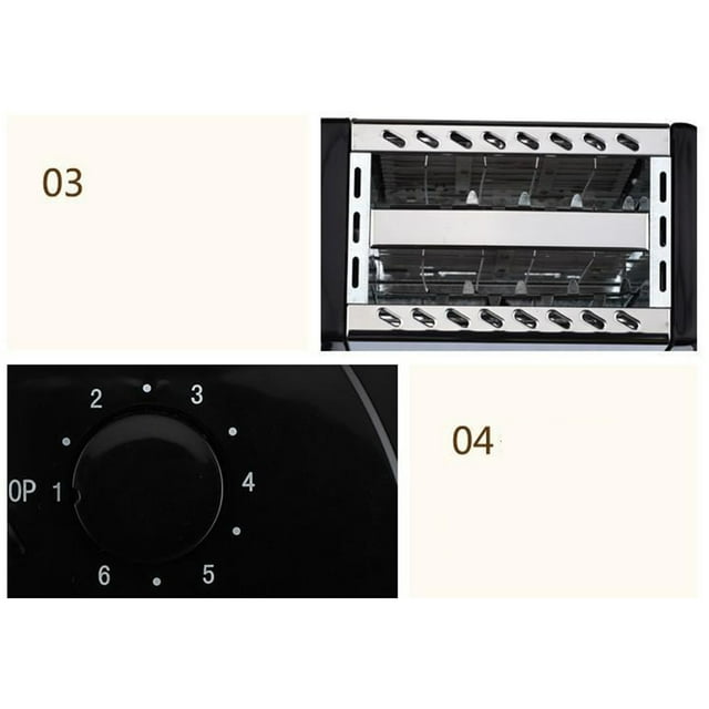 Automatic Toaster,BH 002 Automatic Toaster Multifunctional Toaster Home Toaster High-Precision Functionality