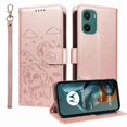 thumbnail image 1 of Funda Cartera GANGXUN con Diseño de Perrito en Relieve para Motorola Moto E15 , Protección 360° con Ranuras y Correa Desmontable, 1 of 6