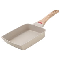Nonstick Frying Pan Skillet, Healthy Stone Cookware Pan, Off-White