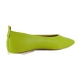 thumbnail image 5 of Naturalizer Carla Women's Flats Chartreuse Green Leather Size 5 M, 5 of 8