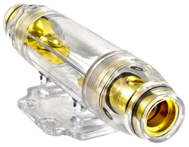 Absolute ANH-2 0/2/4 Gauge AWG in-Line ANL Fuse Holder & 2 Gold Plated 300 Amp Fuse