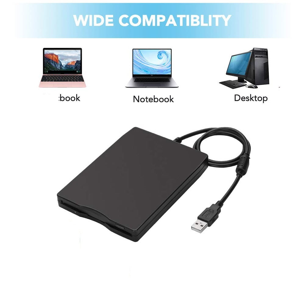 USB Floppy Disk Reader Drive 3.5" External Portable 1.44 MB FDD Diskette Drive ,High Definition Picture Quality