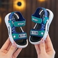 thumbnail image 3 of Unisex Sandals for Toddler Boys Girls Outdoor Sports Animal Adjustable Strap Athletic Sandals Little Big Kids, 3 of 4