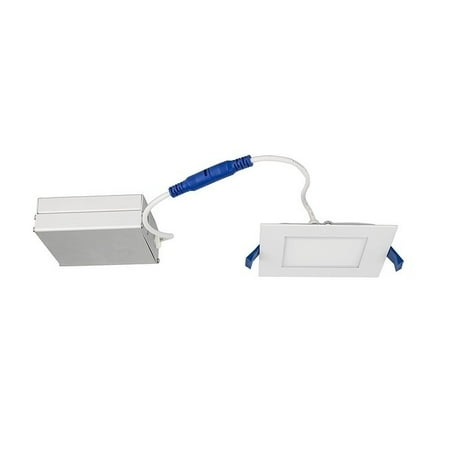 Goodlite Slim Led 4 Rocessed Ultra Thin Square Ceiling Light 850 Goodlite Slim Led 4 Rocessed Ultra Thin Square Ceiling Light 850 Lm Ic Rated Dimmable Energy Star Cri 90 3 Pack Com