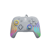 PDP Afterglow™ Wave Wired Controller with LED RGB for Nintendo Switch™, Grey
