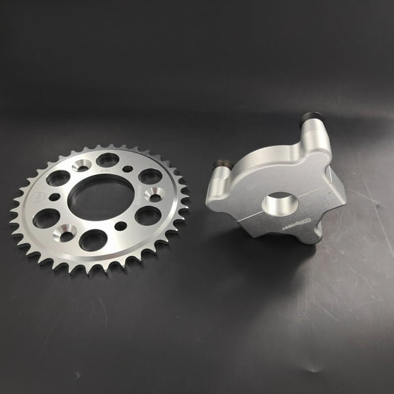 DONSP1986 36T Chain Drive Racing Sprocket and 1 inch Hub Adapter for Spoke Wheel