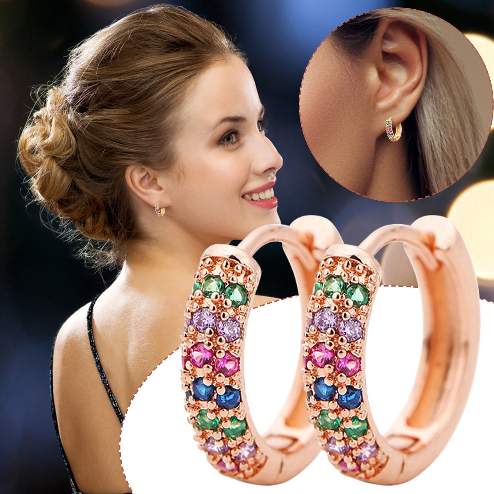 ピアス +ENGBROX+ silver925 radiant cubic earring EBEA24036SV 01e940ab-99d8-44d5-bf96-