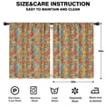 thumbnail image 2 of Pioneer Flower Floral Print Pattern Teens Curtains,Teens Insulated Curtains Set Of 2,Bedroom Essentials,Toddler Room Decor 42"x54", 2 of 5