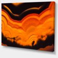 thumbnail image 2 of Agate Macro Orange - Impression sur Toile Abstraite, 2 of 4