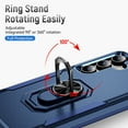 thumbnail image 2 of for Samsung Galaxy S24 FE Case, Slim Fit Military Grade Drop Tested Dual Layer Shockproof Case with 360 Ring Holder Kickstand Protective Rugged Car Magnetic Non-Slip Phone Case,Blue, 2 of 10
