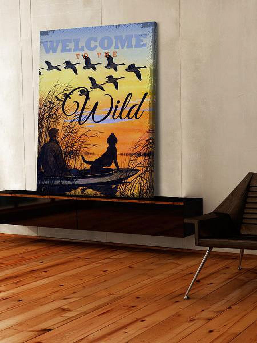 "Welcome Wild" Painting Print on Wrapped Canvas