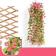 thumbnail image 1 of Flores artificiales Rosa simulada Flor artificial Acondicionador de conductos Bloqueo de techo de sala de estar Decoración Envoltura de plástico Plantas Vides Flores artificiales Gloria de la mañana c, 1 of 2