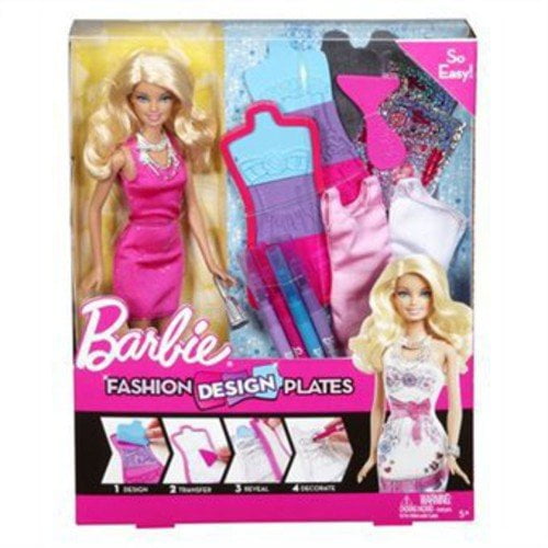Barbie Fashion Design Plates Doll Walmart Com Walmart Com