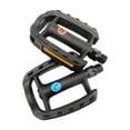 thumbnail image 3 of Kuntesetty Folding Bicycle Pedals Component Wide Flat Pedals Spare Mountain Bike Pedals Black, 3 of 9