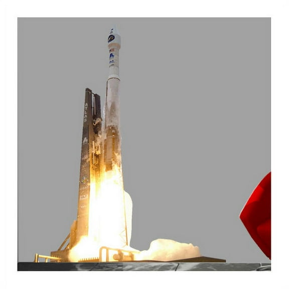 Wallhogs NASA's Atlas Rocket Cutout Wall Decal