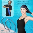 thumbnail image 4 of FYBTO Bonnets de Bain Longs 2 Pack pour Femmes Silicone FYBTO s Garde les Cheveux Secs Imperméable Confortable Flexible Durable Bonnet de Bain Design Résistant aux Déchirures Grande Bonnet de Bain pour Femmes Adultes, 4 of 6
