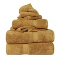 thumbnail image 2 of Superior 800 GSM Egyptian Cotton 6-Piece Face Towel Set, Soft Ultra Absorbent Towels, Teal, 2 of 7