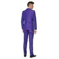 thumbnail image 2 of Suitmeister Men's Solid Purple Color Suit, 2 of 3