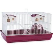 Prevue Pet Products Deluxe Hamster and Gerbil Cage, Bordeaux Red