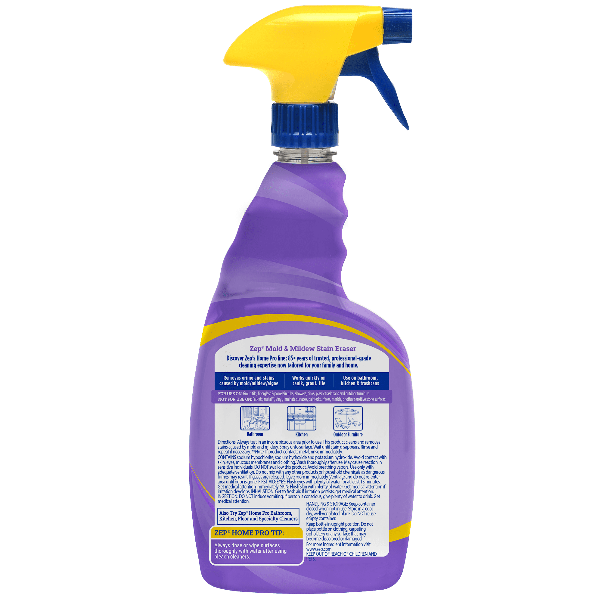 Zep Home Pro Mold and Mildew Stain Eraser and Cleaner 32oz