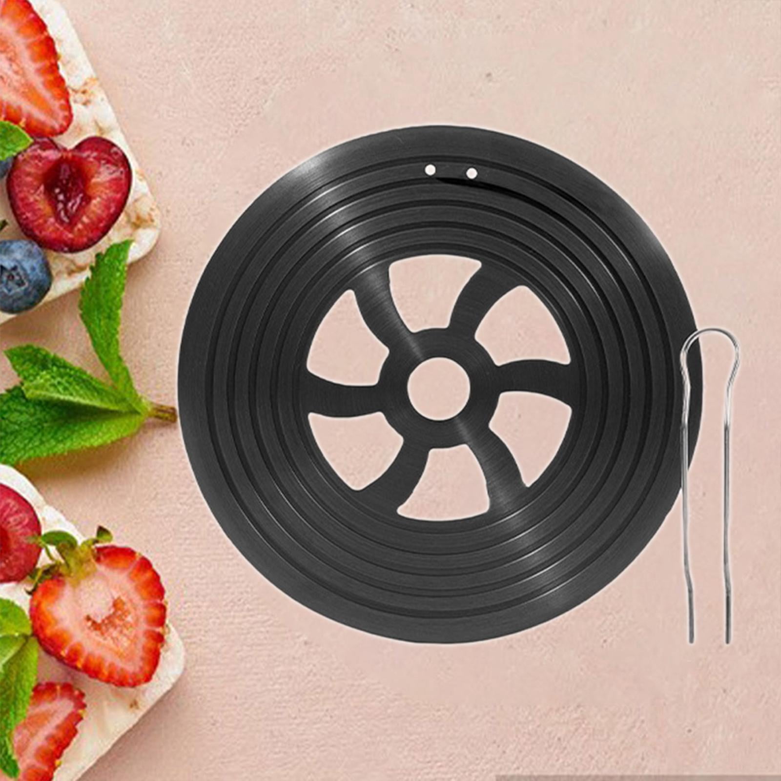Fiocias 1 Inch Round Heat Diffuser Gas Stove Pot Protection Cooking Plate Quick Defrost