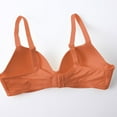 thumbnail image 7 of VISALY Push Up Bra T-Shirt Bras High Support Bras For Women Adjustable Strap Full Coverage Up Bras Comfortable Bras Wireless Bras For Women Comfortable Bras For Women Bras For Women Orange 70C, 7 of 7