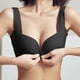 thumbnail image 3 of Gibobby Brasier Push Up Mujer Cómodo cierre de hebilla frontal para mujer sin anillo de Anti sin costuras y sujetador Sexy en la espalda(Negro,38), 3 of 4