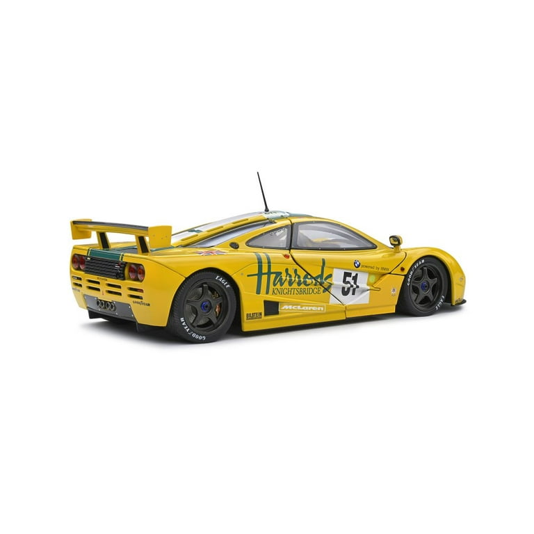Solido S1804105 1:18 F1 GT-R Short Tail 24h Le Mans 1995-Harrods McLaren  Collectible Miniature car, Multi