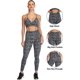 thumbnail image 4 of Leggings de yoga para mujer con bolsillos de cintura alta, entrenamiento de compresión, correr, gimnasio, pantalones con estampado de leopardo XL oso de fresa Electrónica, 4 of 5